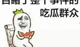 你刚刚吃瓜的那位